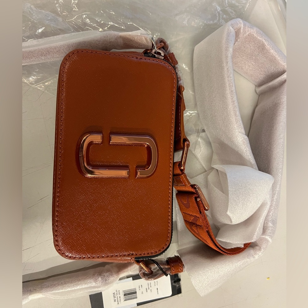 Marc Jacobs Rust Crossbody Bag with Logo